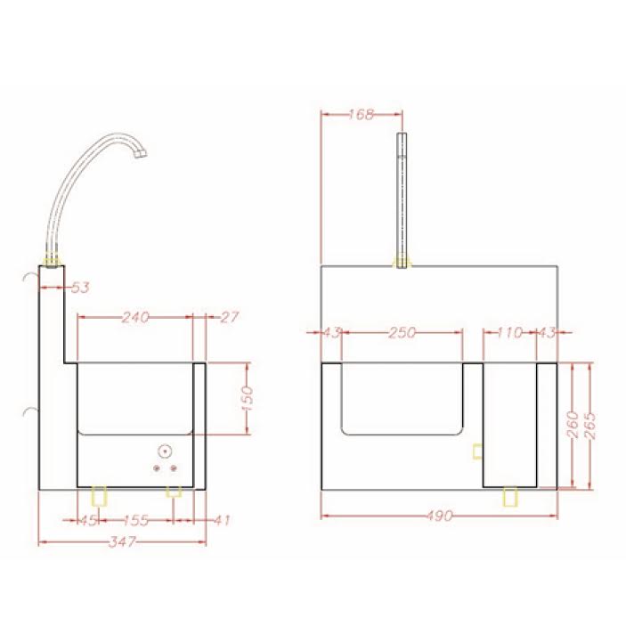 Lavamanos con esterilizador - Imagen 2